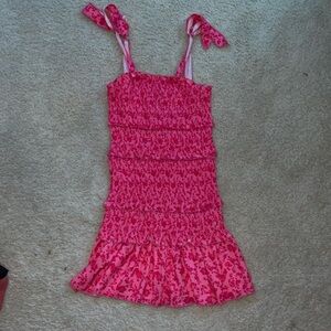 Pink shein tank top dress